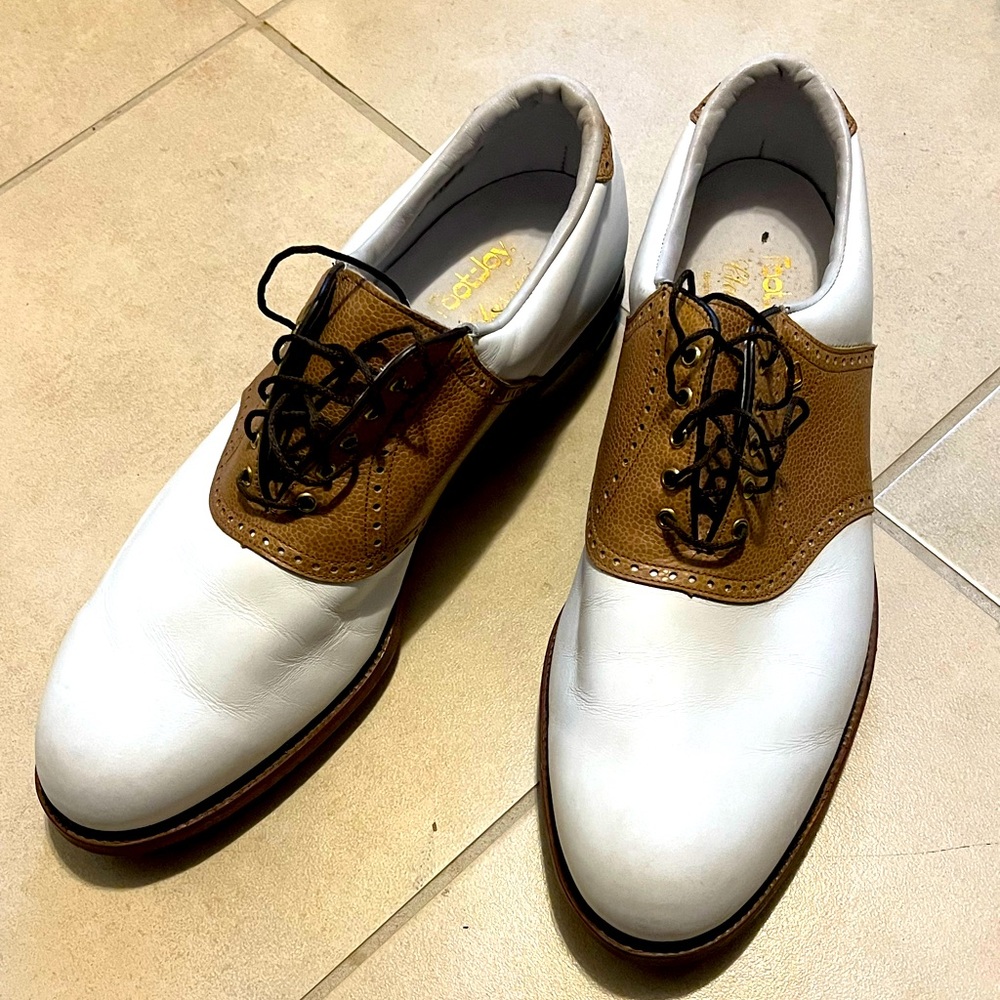 Men’s Footjoy “Classics” Leather Golf Shoes - Size 14